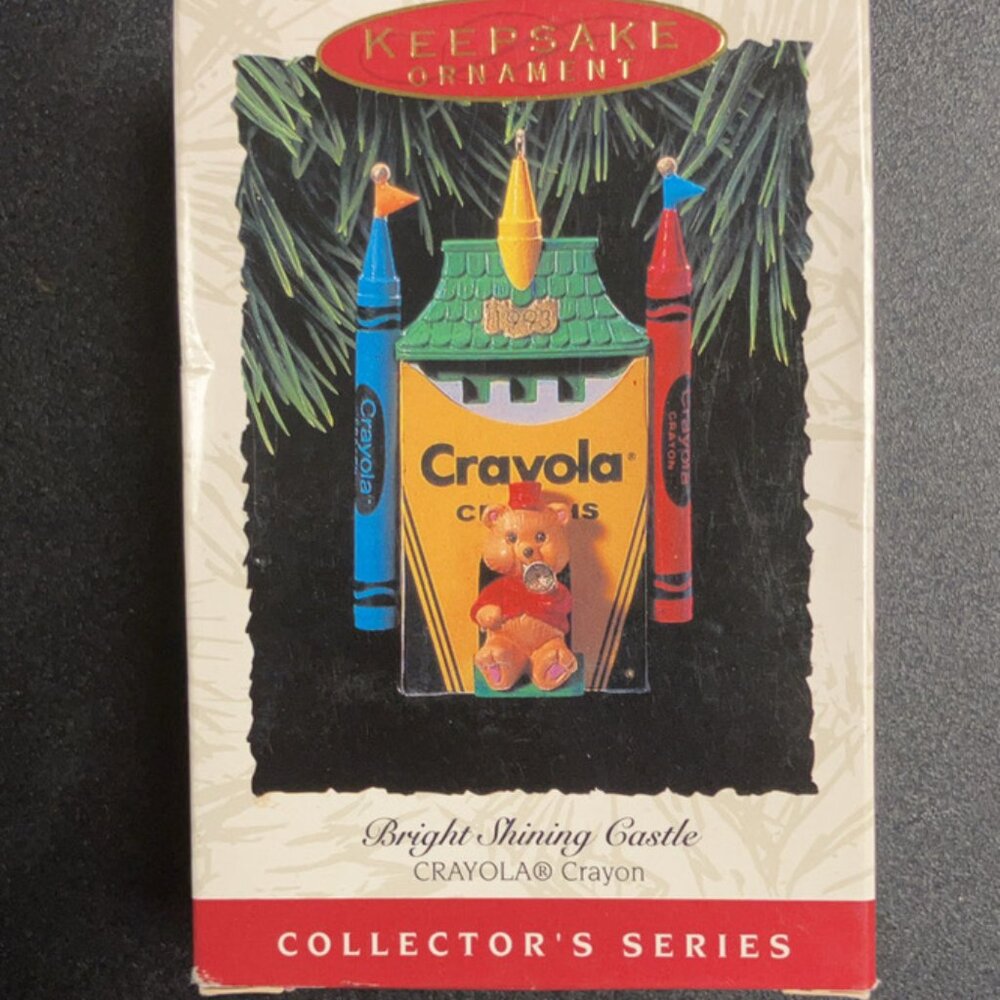 1993 Hallmark Ornament - Bright Shining Castle - Crayola Crayon Series #5